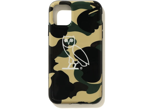 BAPE x OVO 1st Camo Iphone case Yellow