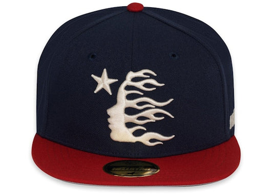 Hellstar Baseball Fitted Hat Navy