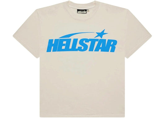 Hellstar Classic T-shirt (Regular Print) White/Blue