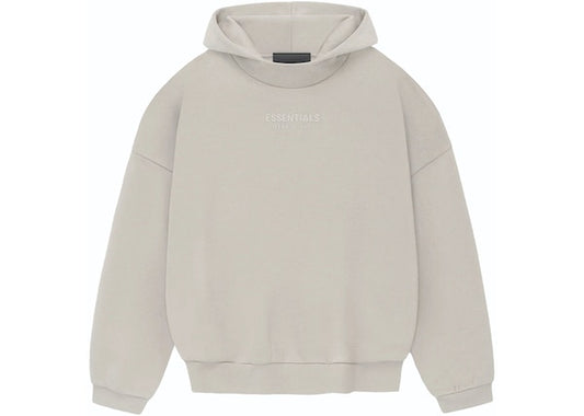 Fear of God Essentials Hoodie Silver Cloud