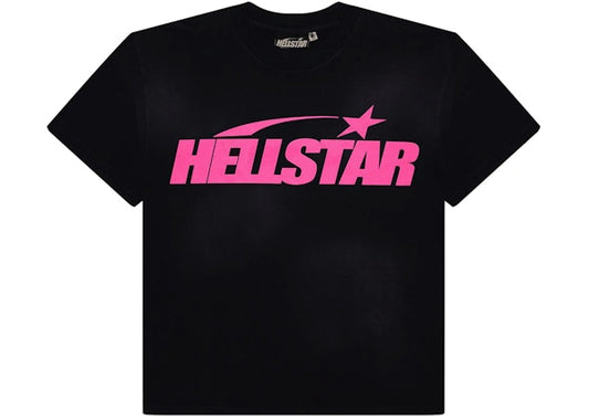 Hellstar Classic T-shirt (Regular Print) Black/Pink