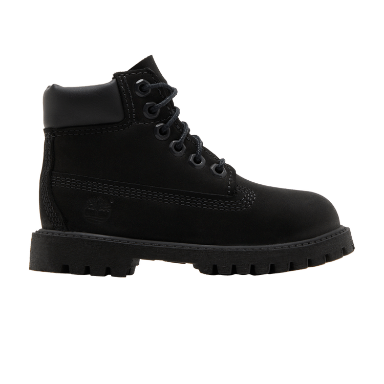 6 Inch Premium Boot Toddler 'Triple Black'