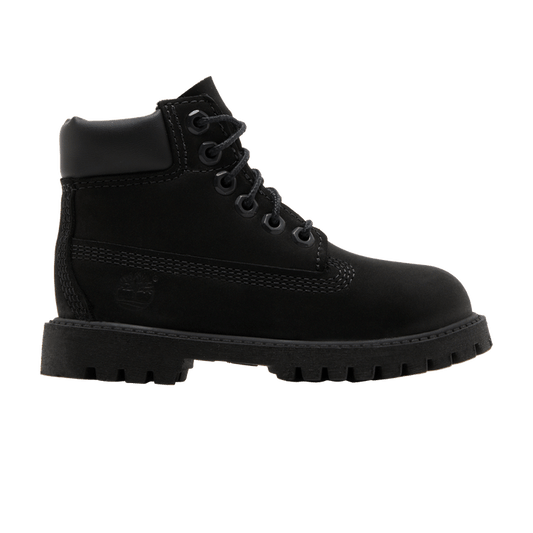 6 Inch Premium Boot Toddler 'Triple Black'