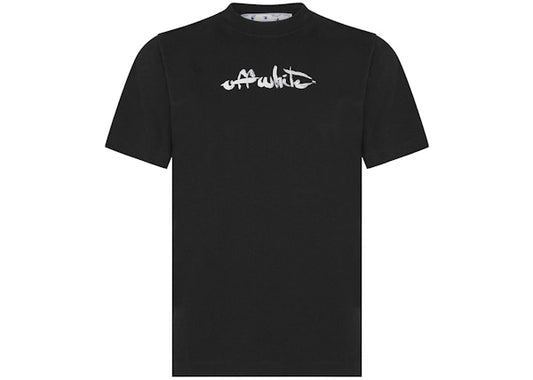 OFF-WHITE Paint Arrow Slim S/S T-Shirt Black/White