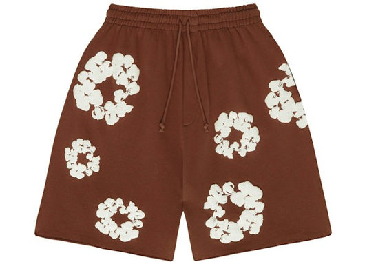 Denim Tears The Cotton Wreath Shorts Brown