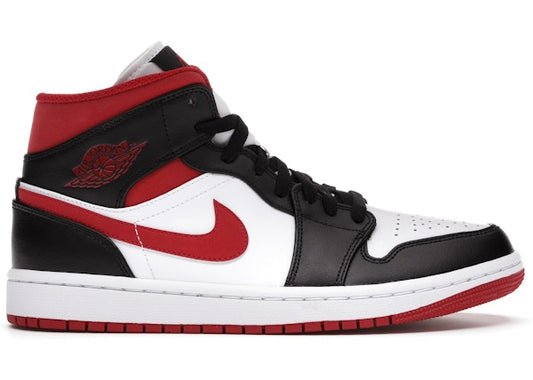 Jordan 1 Mid Gym Red Black White